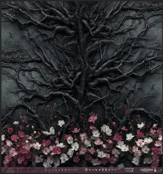 Verdammnis - Bordüre - French Terry